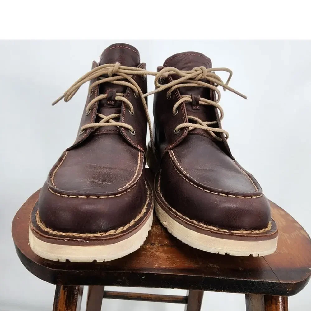 Men\'s Timberland Westmore Leather Chelsea Ankle Boot Size 12 Brown‎ Leather Men\ main image 3